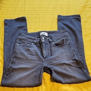 PAIGE Gray Hoxton Skinny Jeans EUC